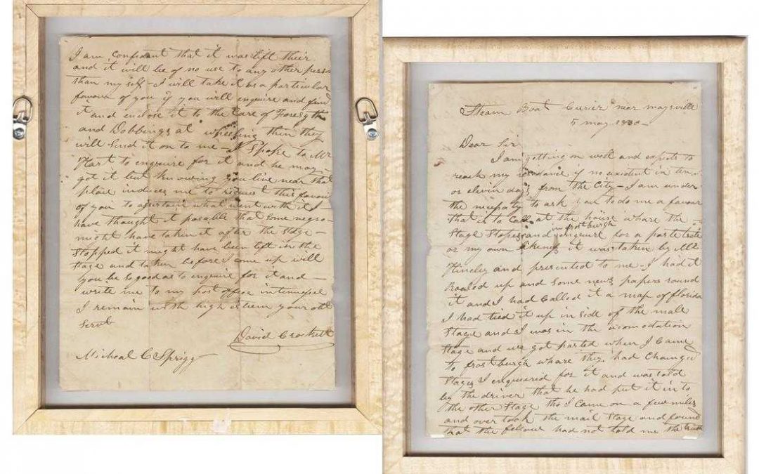 Davy Crockett Letter and More