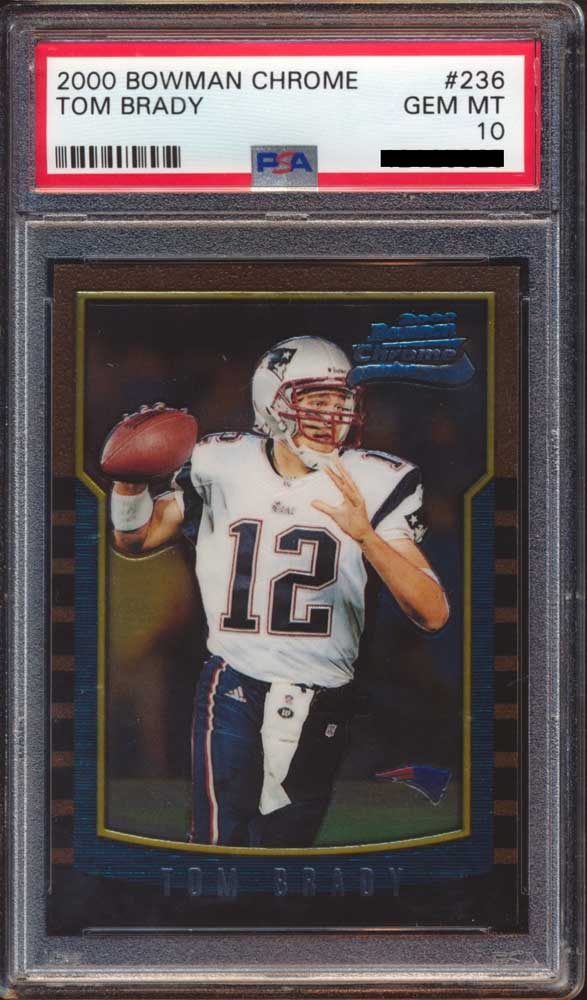 2000 Bowman Chrome Tom Brady #236